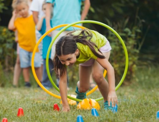 Juegos para mantener a los niños en forma